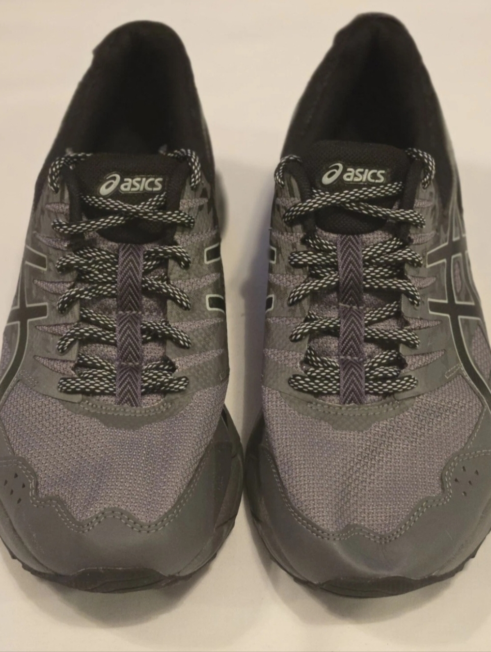 Asics Gel Sonoma 3 Running Shoes Mens Sz 7.5 T725N Black Gray Athletic Sneaker